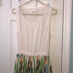 Open back, maxi-dress, multicolor